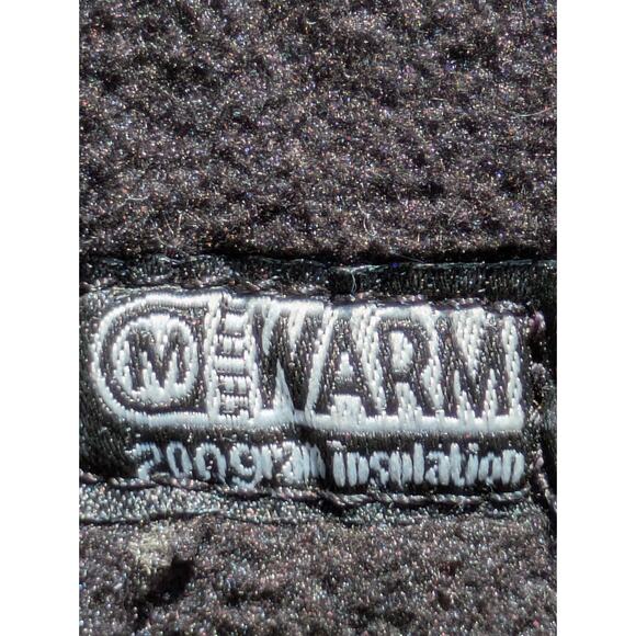 Unisex Kids Merrell Snow Boots Snow Ridge Sz 3 Medium Black Grey Warm Insulated - Picture 7 of 8